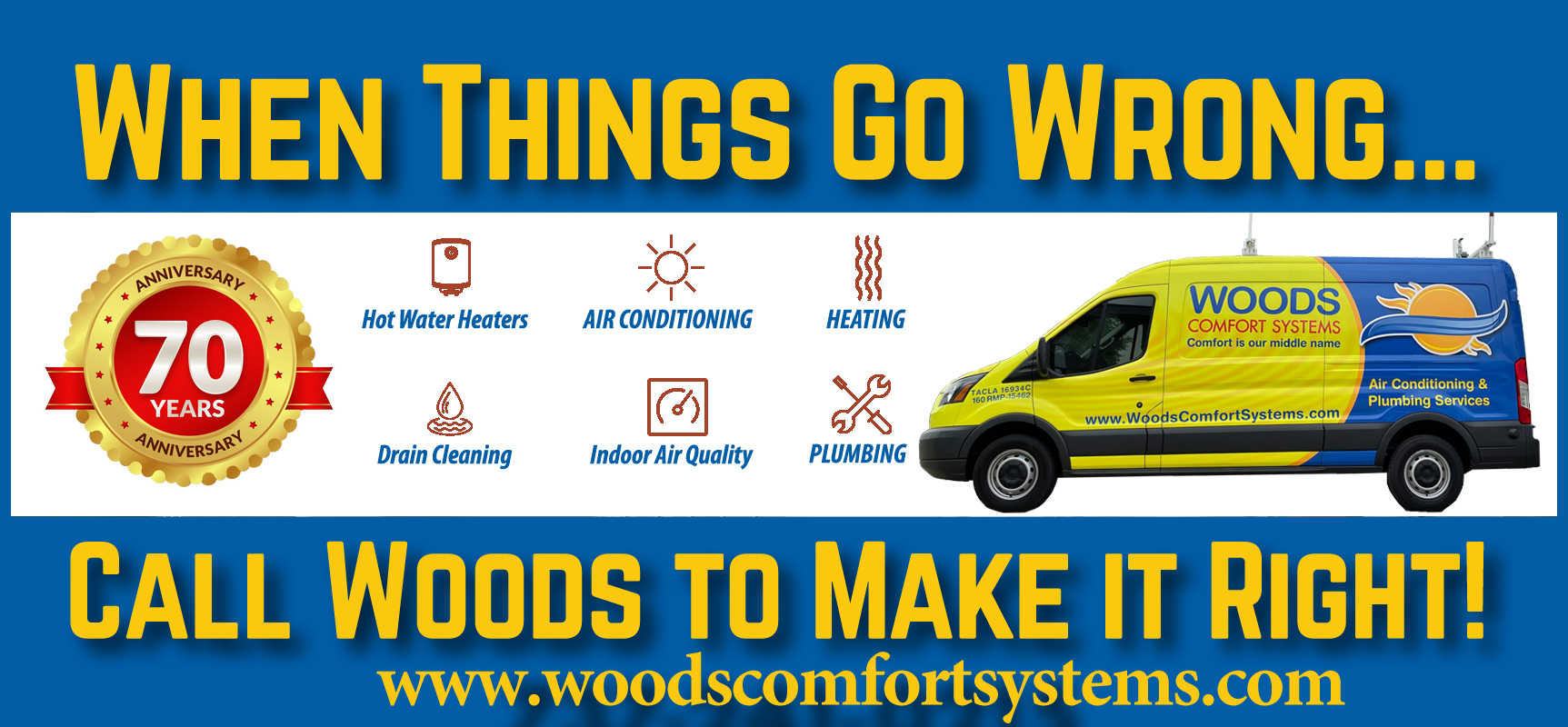 Woods Comfort Systems Banner